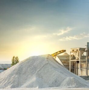 پروژه صنایع سیمان شرکت ابر تجارت آکو ارسال مسباره، گارنت و انواع ساینده‌های صنعتی